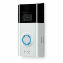 Wireless Intercom RING VIDEO DOORBELL 4 KIT 1080p SATIN NICKEL