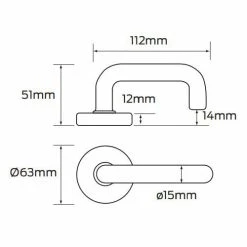 SCHLAGE GRANDE SERIES LEVER SET - CENTRA