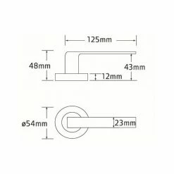 Handles & Hardware SCHLAGE 7000 SERIES LEVERSET - ANGELO
