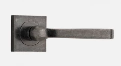 IVER DOOR LEVER ANNECY SQUARE ROSE BACKPLATE Door Handles & Levers