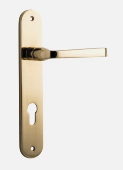 IVER DOOR LEVER ANNECY OVAL BACKPLATE Door Handles & Levers