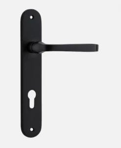 IVER DOOR LEVER ANNECY OVAL BACKPLATE Door Handles & Levers