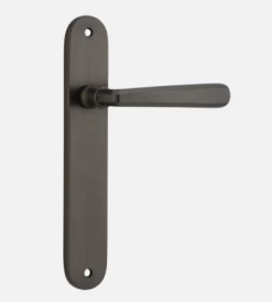 IVER DOOR LEVER COPENHAGEN OVAL BACKPLATE Door Handles & Levers