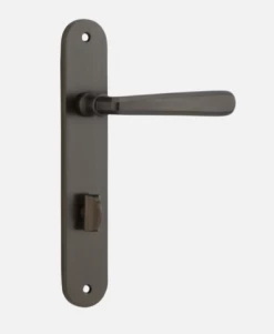 IVER DOOR LEVER COPENHAGEN OVAL BACKPLATE Door Handles & Levers