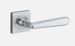 Door Handles & Levers IVER DOOR LEVER COPENHAGEN SQUARE ROSE BACKPLATE