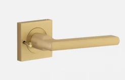 IVER DOOR LEVER BALTIMORE SQUARE ROSE BACKPLATE Door Handles & Levers