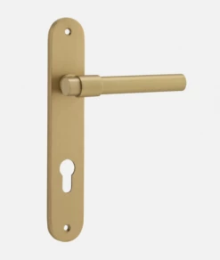 Door Handles & Levers IVER DOOR LEVER HELSINKI OVAL BACKPLATE