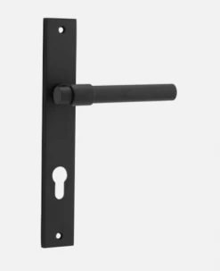 Door Handles & Levers IVER DOOR LEVER HELSINKI RECTANGULAR BACKPLATE