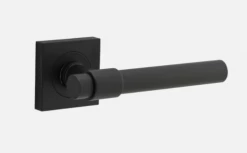 Door Handles & Levers IVER DOOR LEVER HELSINKI SQUARE ROSE BACKPLATE