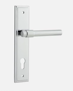IVER DOOR LEVER HELSINKI STEPPED BACKPLATE Door Handles & Levers
