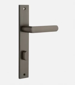 IVER DOOR LEVER OSAKA RECTANGULAR BACKPLATE Door Handles & Levers
