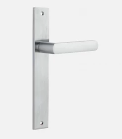 IVER DOOR LEVER OSAKA RECTANGULAR BACKPLATE Door Handles & Levers
