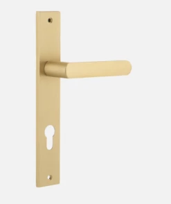 IVER DOOR LEVER OSAKA RECTANGULAR BACKPLATE Door Handles & Levers