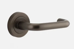 IVER DOOR LEVER OSLO ROUND ROSE Door Handles & Levers