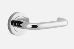IVER DOOR LEVER OSLO ROUND ROSE Door Handles & Levers