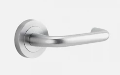 IVER DOOR LEVER OSLO ROUND ROSE Door Handles & Levers