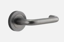 IVER DOOR LEVER OSLO ROUND ROSE Door Handles & Levers