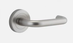 IVER DOOR LEVER OSLO ROUND ROSE Door Handles & Levers