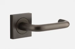 IVER DOOR LEVER OSLO SQUARE ROSE Door Handles & Levers