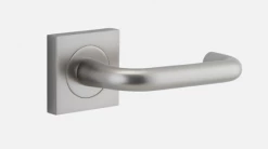 IVER DOOR LEVER OSLO SQUARE ROSE Door Handles & Levers