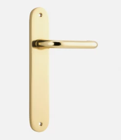 Door Handles & Levers IVER DOOR LEVER OSLO OVAL BACKPLATE