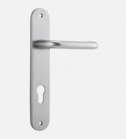 Door Handles & Levers IVER DOOR LEVER OSLO OVAL BACKPLATE