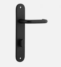 Door Handles & Levers IVER DOOR LEVER OSLO OVAL BACKPLATE