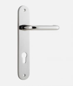 Door Handles & Levers IVER DOOR LEVER OSLO OVAL BACKPLATE