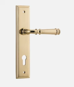 IVER DOOR LEVER VERONA STEPPED BACKPLATE Door Handles & Levers