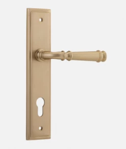 IVER DOOR LEVER VERONA STEPPED BACKPLATE Door Handles & Levers