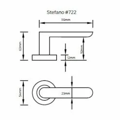 SCHLAGE 7000 SERIES LEVERSET - STEFANO