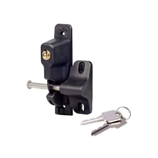 TRIO SINGLE SIDED LOCKABLE GRAVITY LATCH DPG100 Gate & Pool 1 TRIO SINGLE SIDED LOCKABLE GRAVITY LATCH DPG100 Gate & Pool