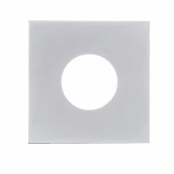 LOCKWOOD VELOCITY 55MM SQUARE ROSE TRIM PASSAGE (PAIR) Handles & Hardware