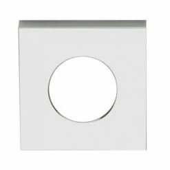 LOCKWOOD VELOCITY 55MM SQUARE ROSE TRIM PASSAGE (PAIR) Handles & Hardware