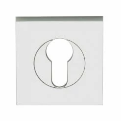 Handles & Hardware LOCKWOOD VELOCITY SQUARE EUROPEAN CYLINDER ESCUTCHEON