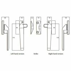 Locking Solutions WHITCO SERIES 25 WINDOW LOCKABLE FASTENER 13 Locking Solutions WHITCO SERIES 25 WINDOW LOCKABLE FASTENER