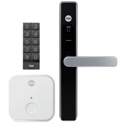 Digital Locks YALE UNITY SECURITY DOOR LOCK SILVER WITH CONNECT BRIDGE AND KEYPAD