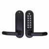 BORG DIGITAL LOCK M/GRADE PRO BLK 5001 LEVER/LEVER ECP