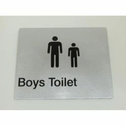 Tim The Sign Man Toilet & Shower Signage BOYS TOILET SIGN