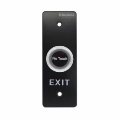 NEPTUNE TOUCHLESS EXIT,MULLION,NO/NC/C,LED,1.7mm SS,12-24V,BLACK Access Control
