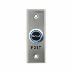 NEPTUNE TOUCHLESS EXIT - MULLION,NO/NC/C,LED,0.9mm SS