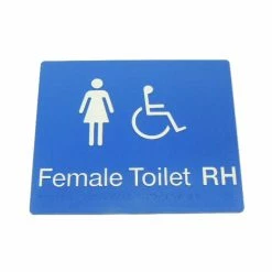 Tim The Sign Man FEMALE DISABLED TOILET SIGN (RIGHT HAND) Toilet & Shower Signage