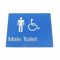 Tim The Sign Man MALE DISABLED TOILET SIGN