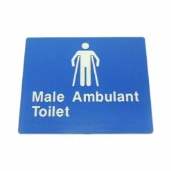 Tim The Sign Man MALE AMBULANT TOILET SIGN