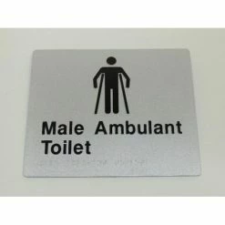Tim The Sign Man MALE AMBULANT TOILET SIGN