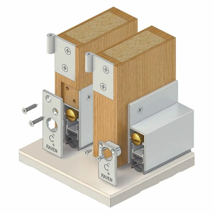 RAVEN AUTOMATIC BOTTOM DOOR SEAL RP38SI (CLEAR ANODISED) Door Seals 2 RAVEN AUTOMATIC BOTTOM DOOR SEAL RP38SI (CLEAR ANODISED) Door Seals