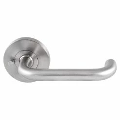 Door Handles & Levers SABRE H01 LEVERSET ON 65MM ROSE (STAINLESS STEEL)