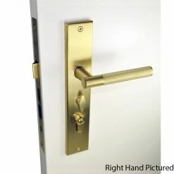 NIDUS OZI-1 LATCH & DEADBOLT COMBO - DOMICI KNURLED LEVER