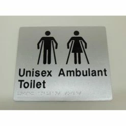 Tim The Sign Man UNISEX AMBULANT TOILET SIGN Toilet & Shower Signage