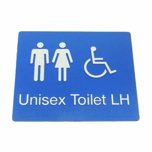 Tim The Sign Man Toilet & Shower Signage UNISEX DISABLED TOILET SIGN (LEFT HAND) 1 Tim The Sign Man Toilet & Shower Signage UNISEX DISABLED TOILET SIGN (LEFT HAND)